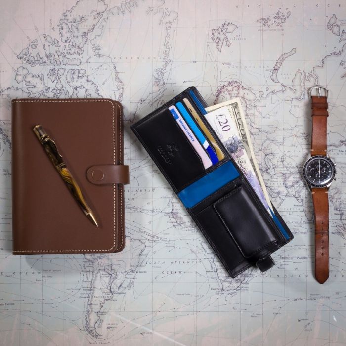 Гаманець Visconti PM100 Vincent з RFID Black Cobalt (PM100 BK/CB) зображення 5