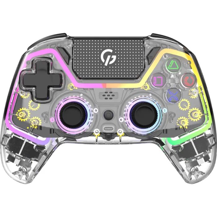 Геймпад GamePro GPS13W BT 5.3/USB/PC/iOS/Android/PS3/PS4 RGB White (GPS13W)
