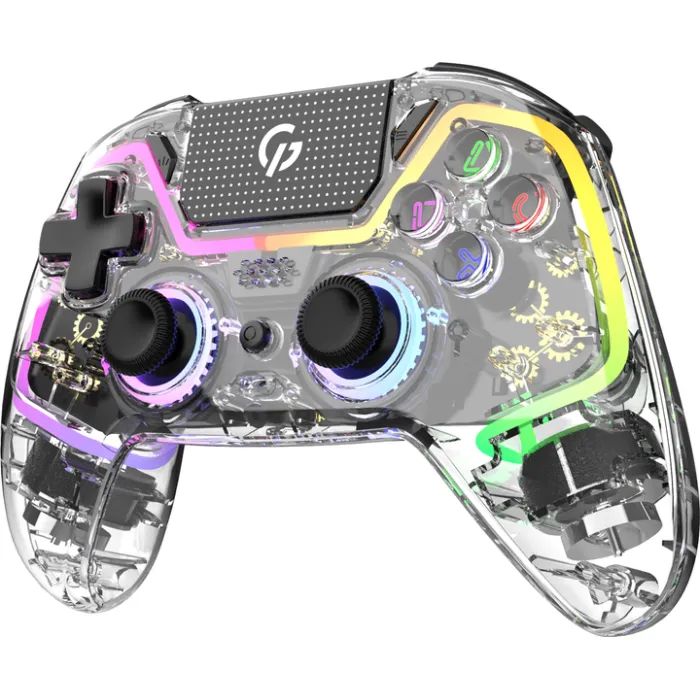 Геймпад GamePro GPS13W BT 5.3/USB/PC/iOS/Android/PS3/PS4 RGB White (GPS13W) изображение 2