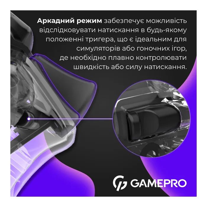 Геймпад GamePro GPS13W BT 5.3/USB/PC/iOS/Android/PS3/PS4 RGB White (GPS13W) изображение 5