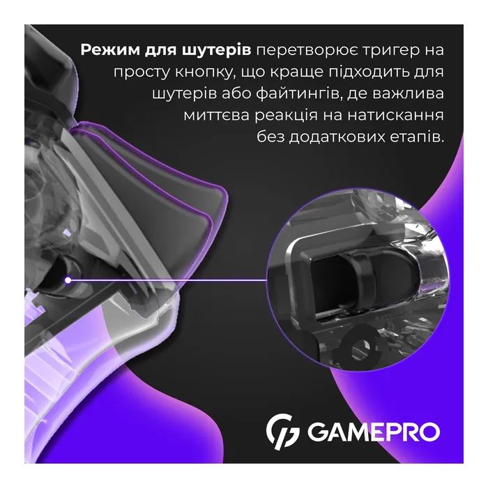 Геймпад GamePro GPS13W BT 5.3/USB/PC/iOS/Android/PS3/PS4 RGB White (GPS13W) изображение 6