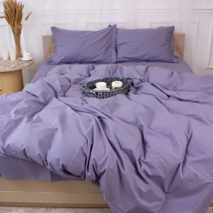 Постільна білизна MirSon Poplin Line 056 Smoky 110x140 (2200006277361) зображення 5