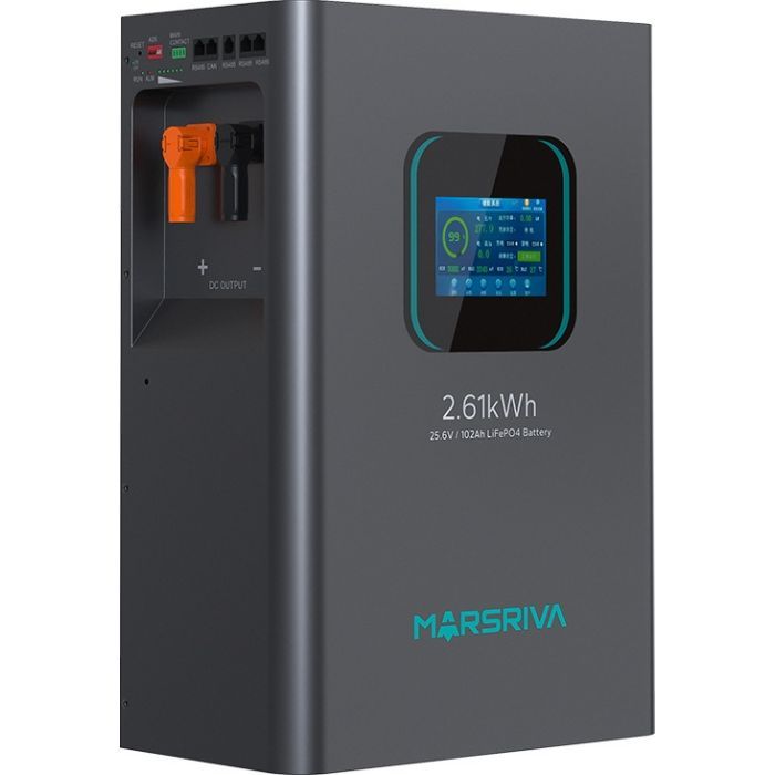 Батарея LiFePo4 Marsriva 25.6V 100Ah (MR-LFP24-100-WMD) зображення 3
