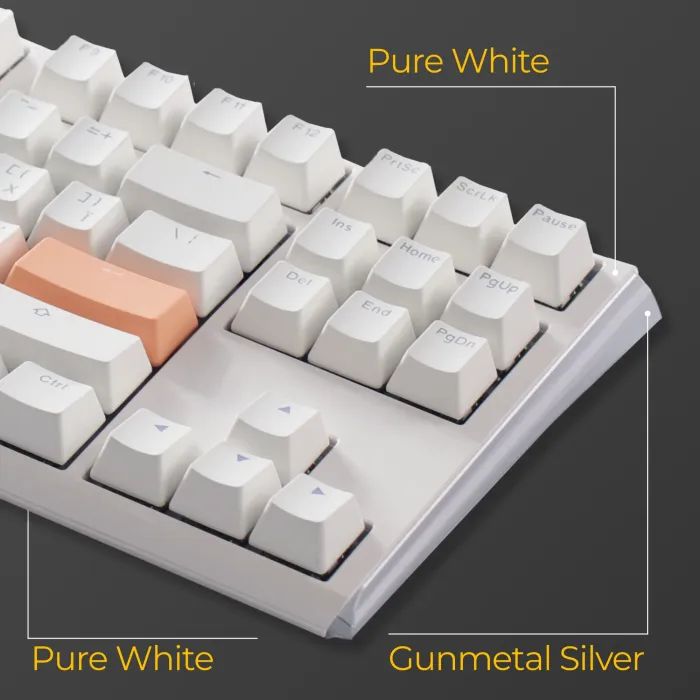 Клавиатура Ducky One 3 TKL Cherry MX Speed Silver RGB UA USB Black (DKON2187ST-PUAPXCLAWSC1) изображение 10