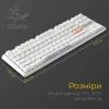 Клавиатура Ducky One 3 TKL Cherry MX Speed Silver RGB UA USB White (DKON2187ST-PUAPXPWWWSC1) изображение 11
