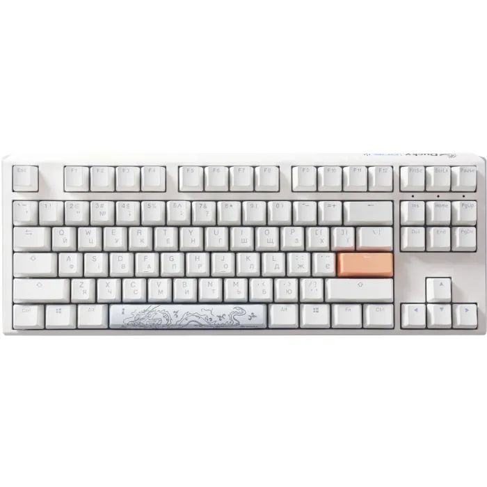 Клавиатура Ducky One 3 TKL Cherry MX Speed Silver RGB UA USB Black (DKON2187ST-PUAPXCLAWSC1) изображение 2