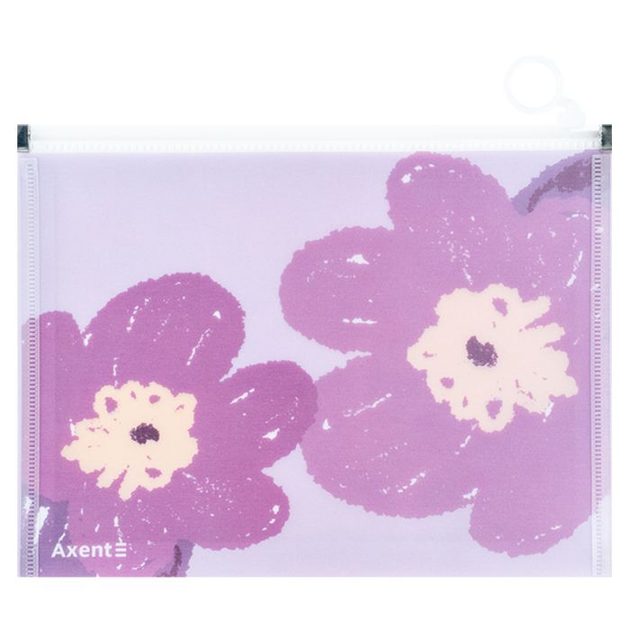 Папка на молнии Axent zip-lock А5 Lavender-4 (1498-39-A) изображение 2