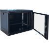 Шкаф настенный GEAR 9U 19'' 600x600x450 мм, + полка 19", black (GWMSN-9U-600-600) изображение 4