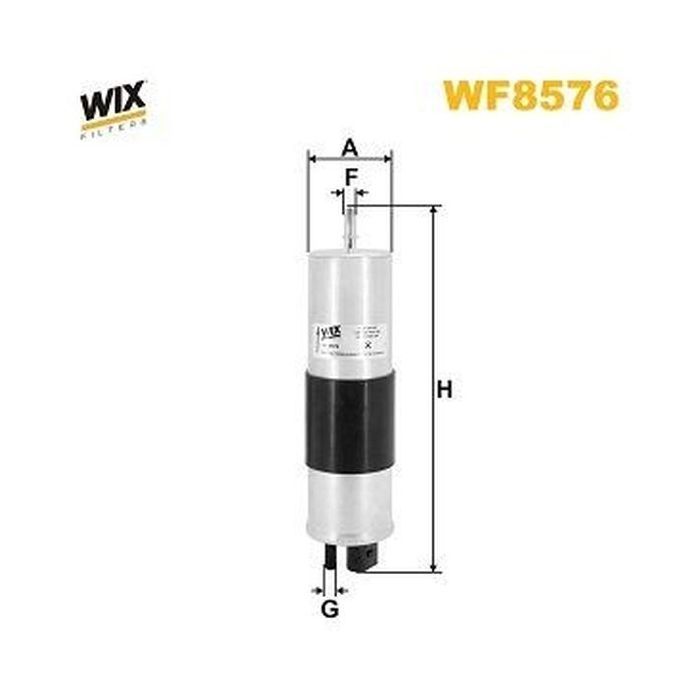 Фільтр паливний Wixfiltron WF8576