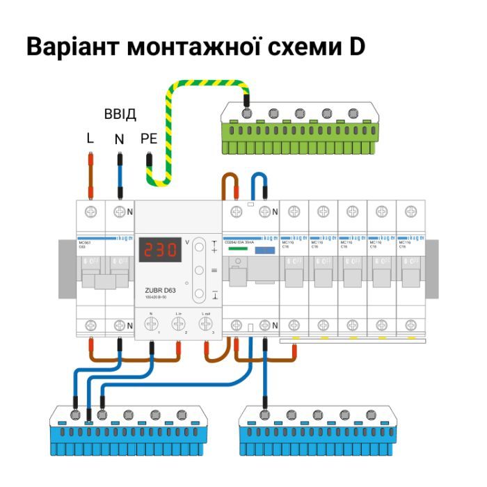 Реле напряжения ZUBR D32 (4820120220418) изображение 5