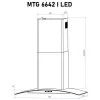 Витяжка кухонна Minola MTG 6642 I LED зображення 12