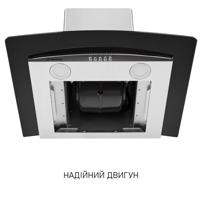 Витяжка кухонна Minola MTG 6642 I LED зображення 7