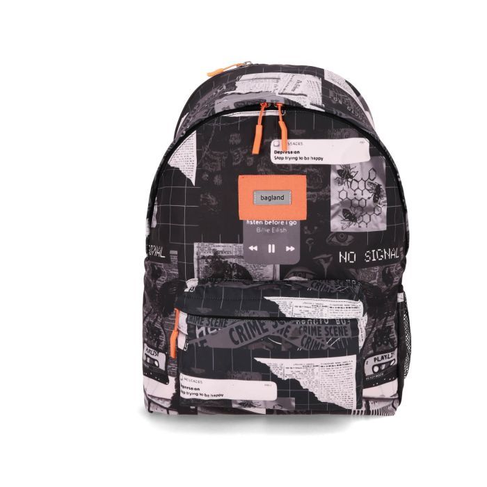Рюкзак для ноутбука Bagland 17" Stylish XL 35L+print, gray 1339/00558694 (1120220801)