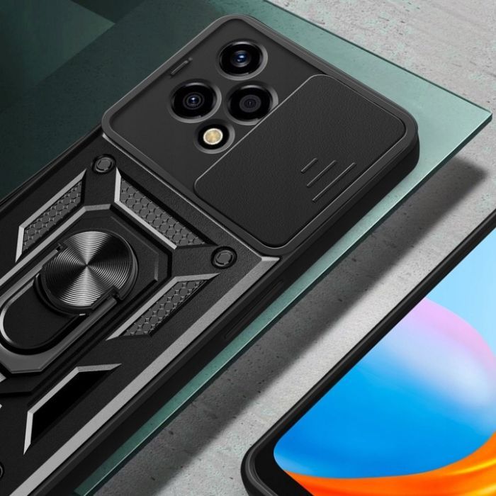 Чохол до мобільного телефона BeCover Military Honor 200 Lite Black (713044) зображення 5
