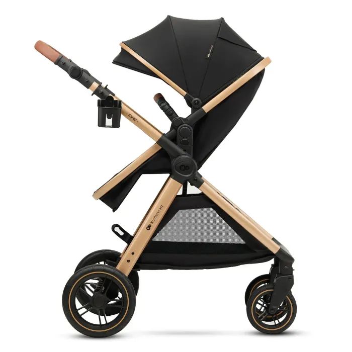 Коляска Kinderkraft 3 в 1 Esme Pure Black (KSESME00BLK3000) (5902533925698) изображение 4