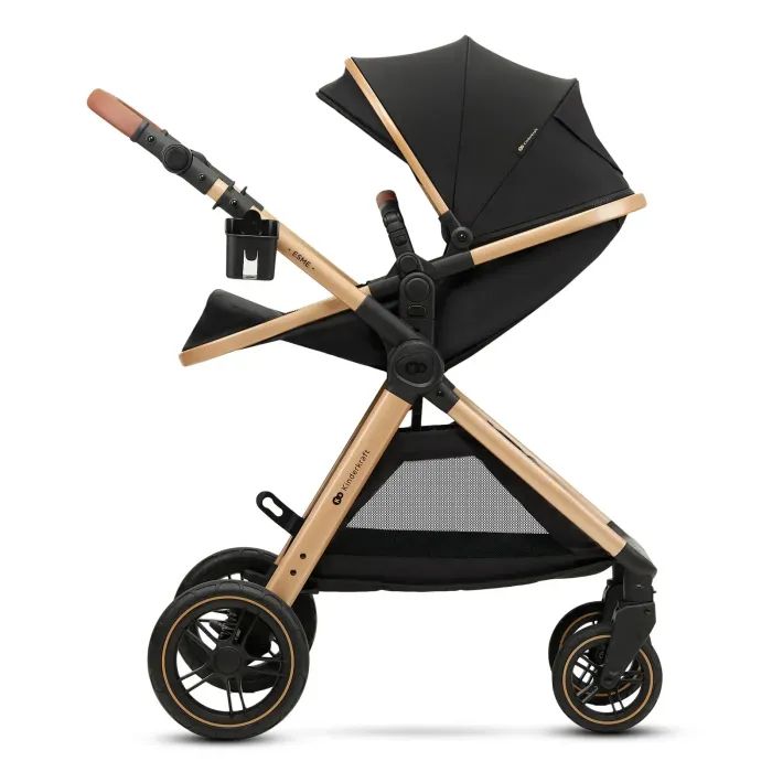 Коляска Kinderkraft 3 в 1 Esme Pure Black (KSESME00BLK3000) (5902533925698) изображение 5