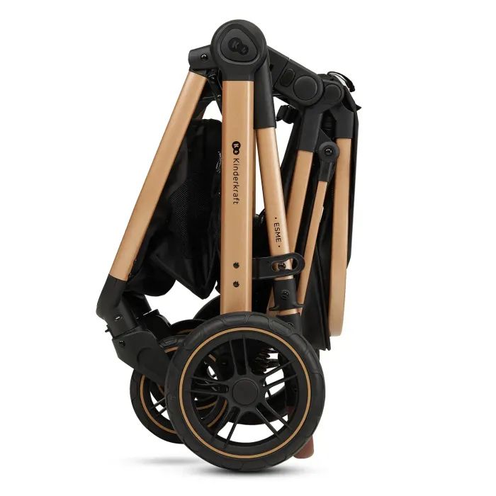 Коляска Kinderkraft 3 в 1 Esme Pure Black (KSESME00BLK3000) (5902533925698) изображение 8