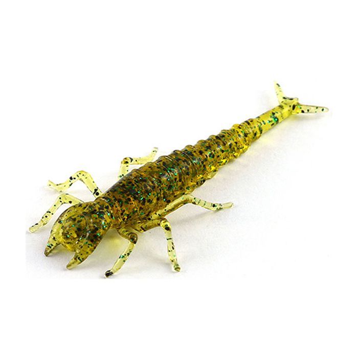Силикон рыболовный FishUP Diving Bug 2" 036 - Caramel/Green&Black (8шт/уп) (1862.00.15)