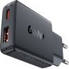 Зарядное устройство Acefast 2xUSB 30W (USB-C+USB-A) Gan A69 ultra-thin Fast Charger Black (6974316282709) изображение 2