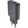 Зарядное устройство Acefast 2xUSB 30W (USB-C+USB-A) Gan A69 ultra-thin Fast Charger Black (6974316282709) изображение 3