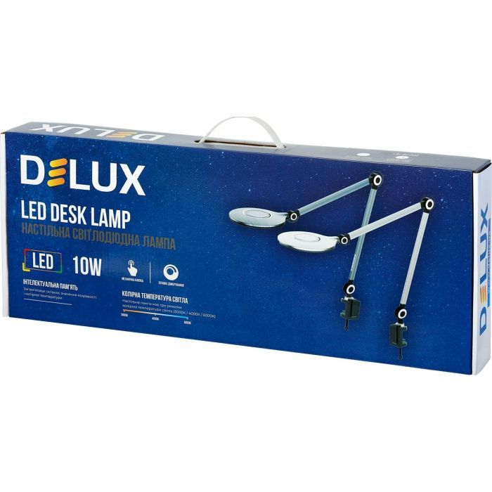 Настільна лампа Delux TF-530_10 Вт LED 3000K-4000K-6000K (90018131) зображення 3