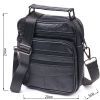 Сумка Vintage Кожаная Черная (21270) изображение 3