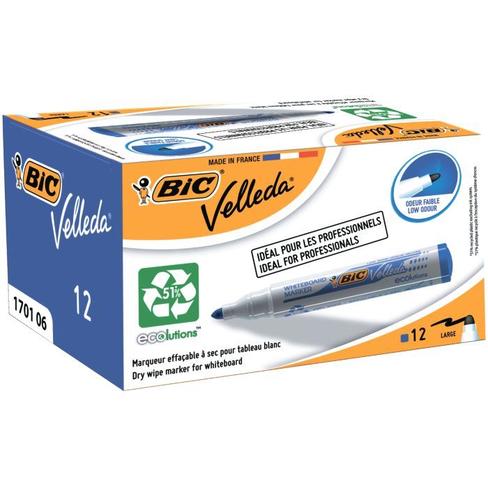 Маркер Bic для сухостираємих дошок Velleda, зелений (bc904940) зображення 2