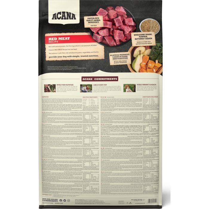 Сухой корм для собак ACANA Red Meat Recipe 17 кг (0064992561178) изображение 3