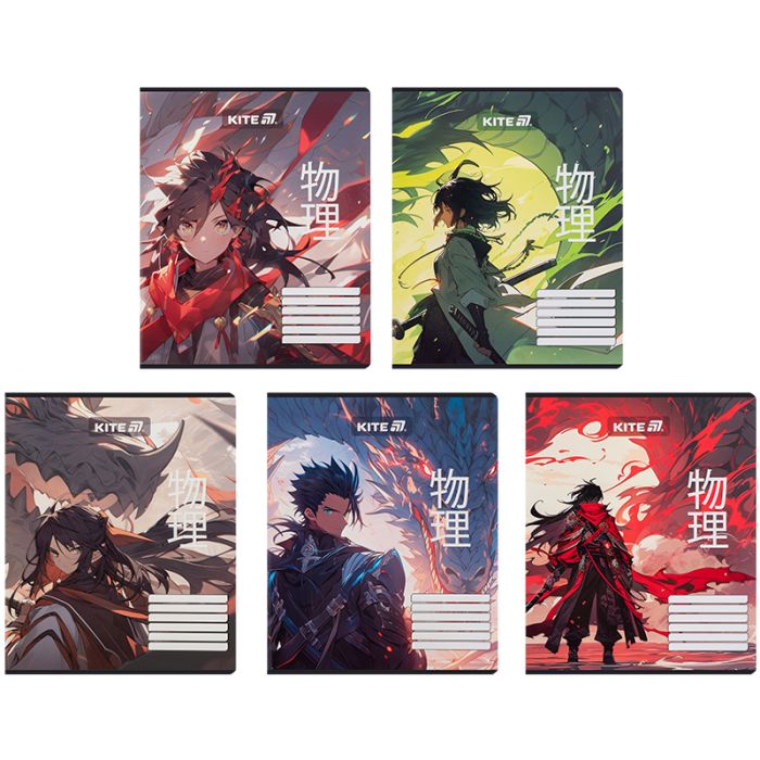 Тетрадь Kite Anime, 18 листов, линия (K25-237-1)