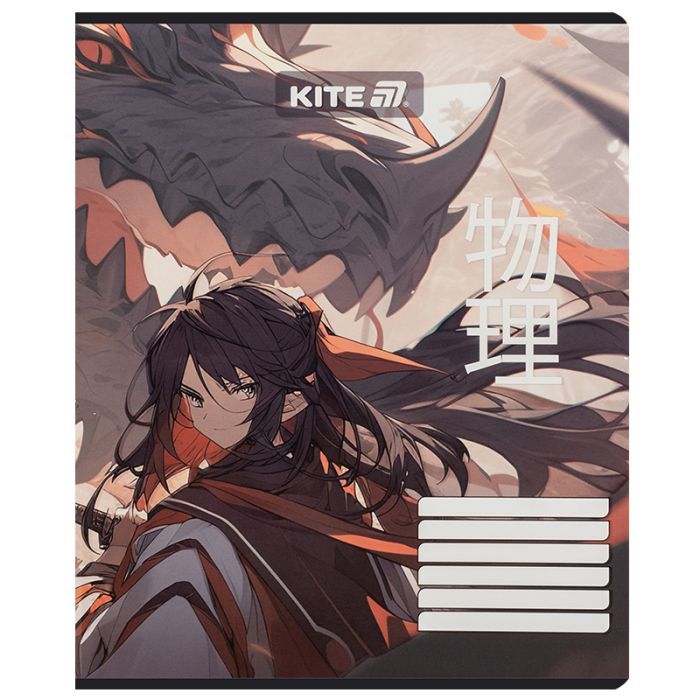 Зошит Kite Anime, 18 аркушів, лінія (K25-237-1) зображення 9