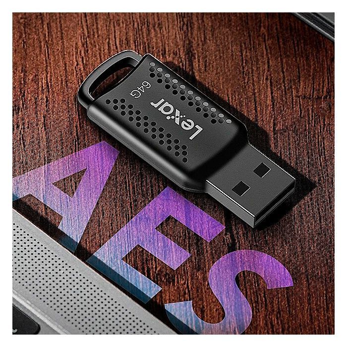 USB флеш накопитель Lexar 64GB JumpDrive V400 Black USB 3.0 (LJDV400064G-BNBNG) изображение 11