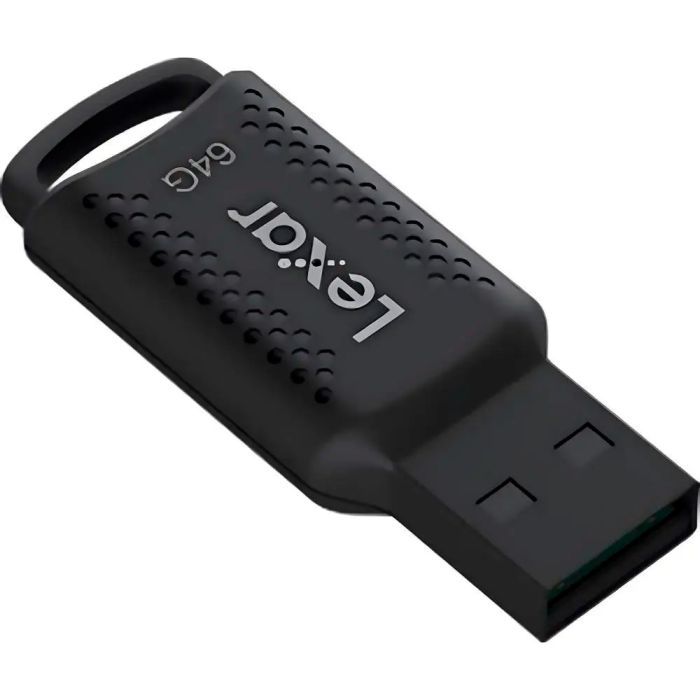 USB флеш накопитель Lexar 64GB JumpDrive V400 Black USB 3.0 (LJDV400064G-BNBNG) изображение 3
