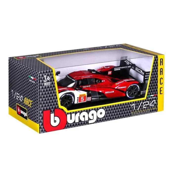 Машина Bburago Porsche 963 (124) (18-28022) зображення 2