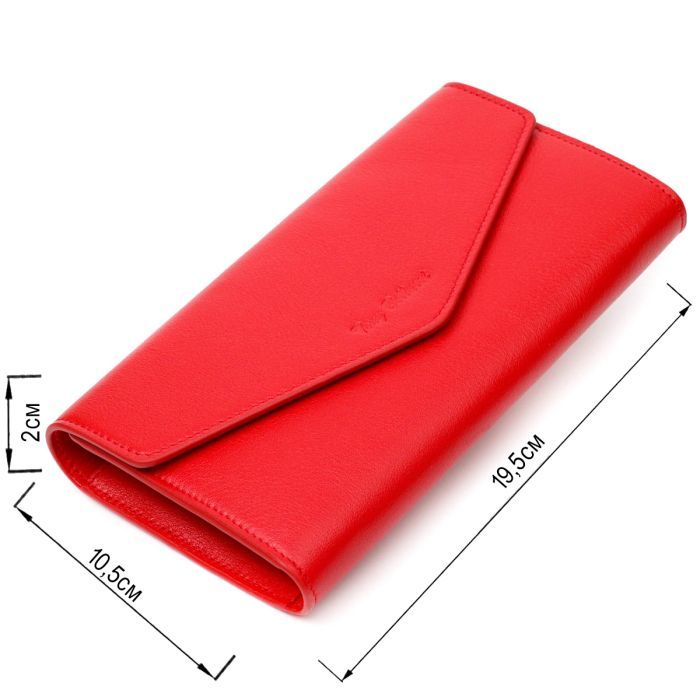 Портмоне Tony Bellucci З натуральної шкіри Червоне (21977) зображення 3