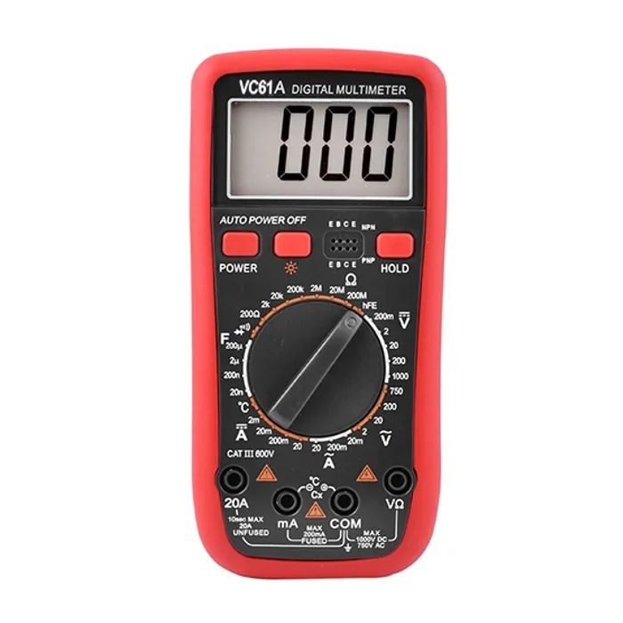 Цифровой мультиметр Voltronic VC-61A, V, A, R, Q50 (VC-61A)