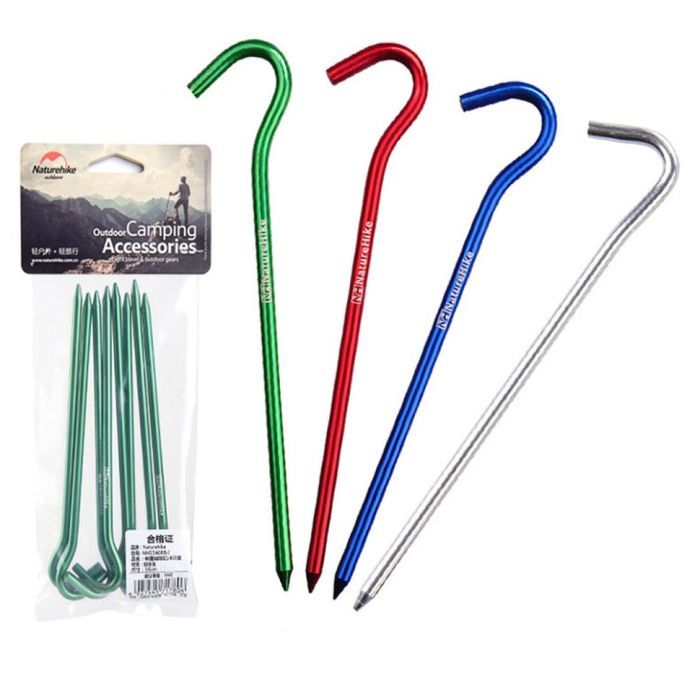 Комплект колышков Naturehike NH15A008-I, 16 см (8 шт) (6927595717806) изображение 3