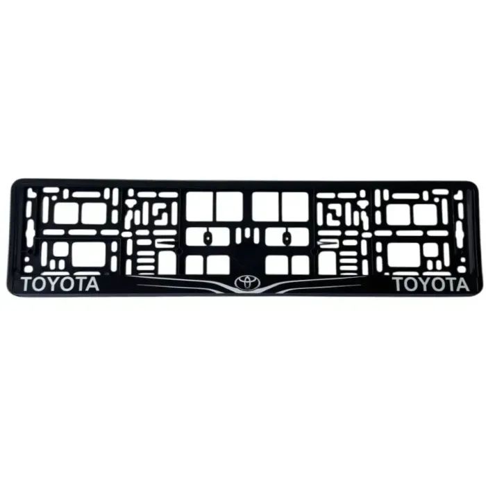 Рамка номерного знака Poputchik Toyota (24-117-IS)