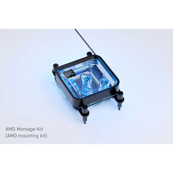 Водоблок Alphacool Core 1 LT Aurora Acrylic - AM4 / AM5 Intel LGA 1700 / LGA 1851 (13886) изображение 5