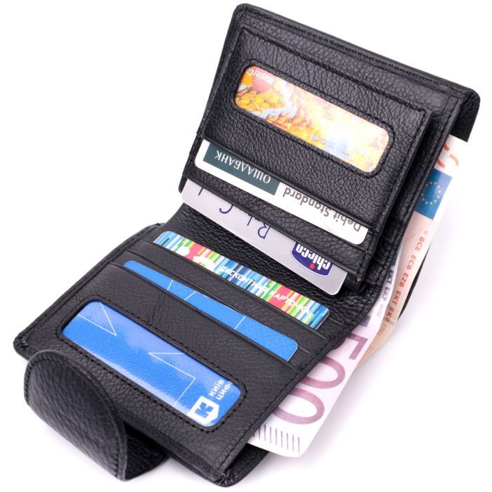 Кошелек ST Leather Из натуральной кожи Черный (22451) изображение 7