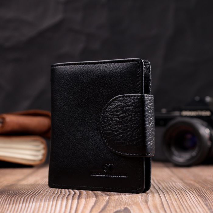 Кошелек ST Leather Из натуральной кожи Черный (22451) изображение 9