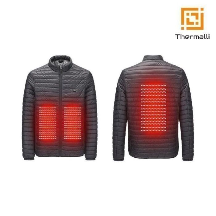 Куртка з підігрівом Thermalli Meribel чорний L (10880401L) зображення 4