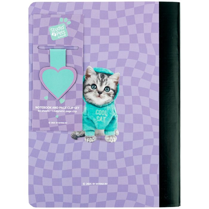 Блокнот Kite с магнитной закладкой Studio Pets А5, 60 листов, клетка (SP25-192) изображение 4