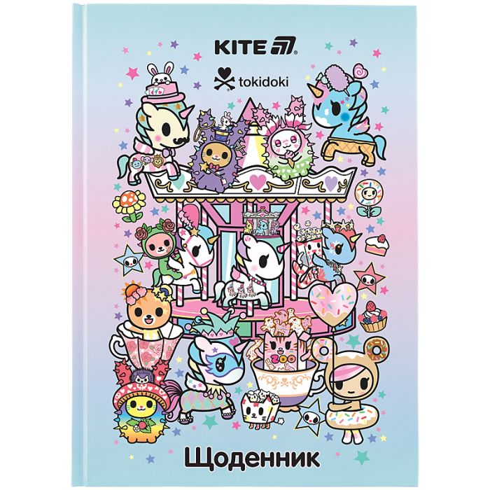 Щоденник шкільний Kite tokidoki, тверда обкладинка (TK25-262)