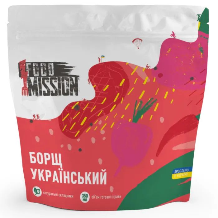 Пища быстрого приготовления Food Mission Борщ Украинский 40 г (fm.30689)
