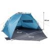 Палатка Uquip Speedy XL UV 50+ Blue/Grey (241006) (DAS303223) изображение 7