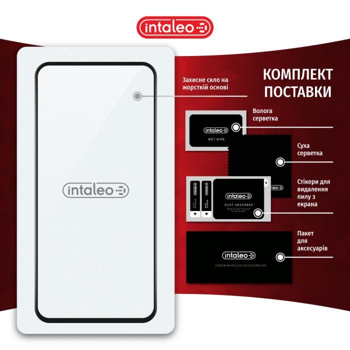 Стекло защитное Intaleo Full Glue Samsung M35 Black (1283126593864) изображение 8
