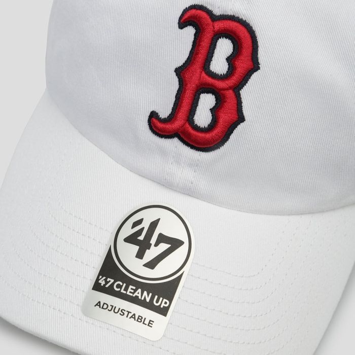 Кепка 47 Brand CLEAN UP RED SOX B-RGW02GWS-WH білий (673106945317) зображення 4