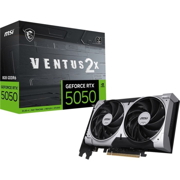 Відеокарта MSI GeForce RTX5050 8Gb VENTUS 2X OC (RTX 5050 8G VENTUS 2X OC) зображення 5