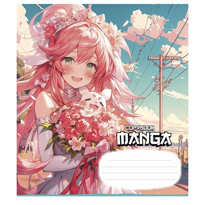 Зошит Школярик Manga style 18 аркушів клітинка (018-3323K) зображення 4