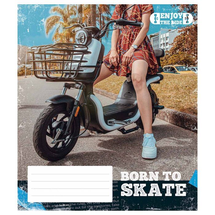 Тетрадь Школярик Enjoy the ride 48 листов линия (048-3317L) изображение 3